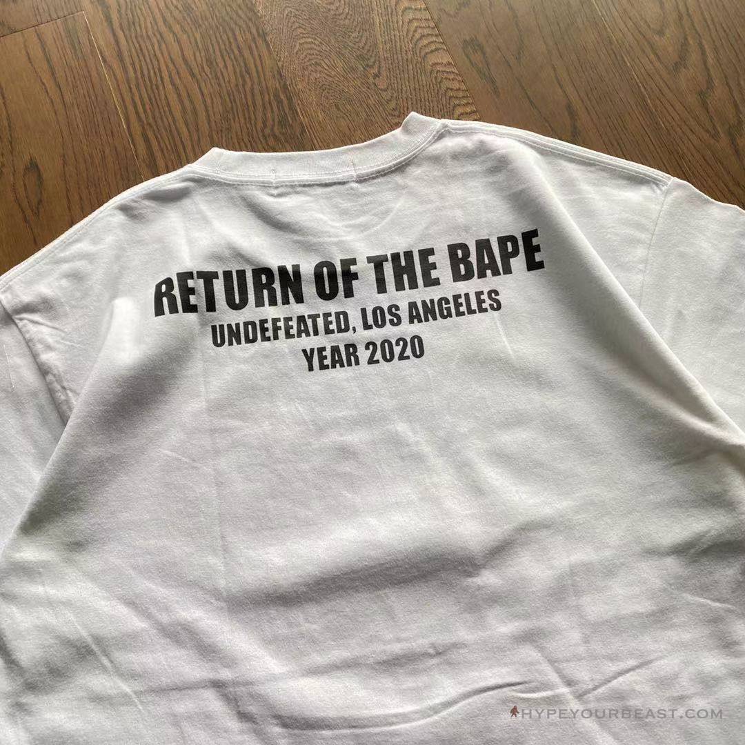 UNDFTD X Bape Tee Shirt White