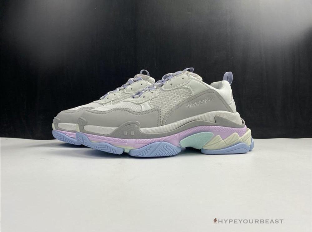 BCG Triple S Grey / Pink