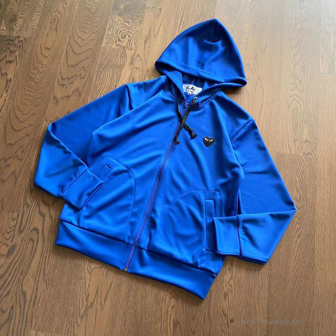 CDG Hoodie Blue