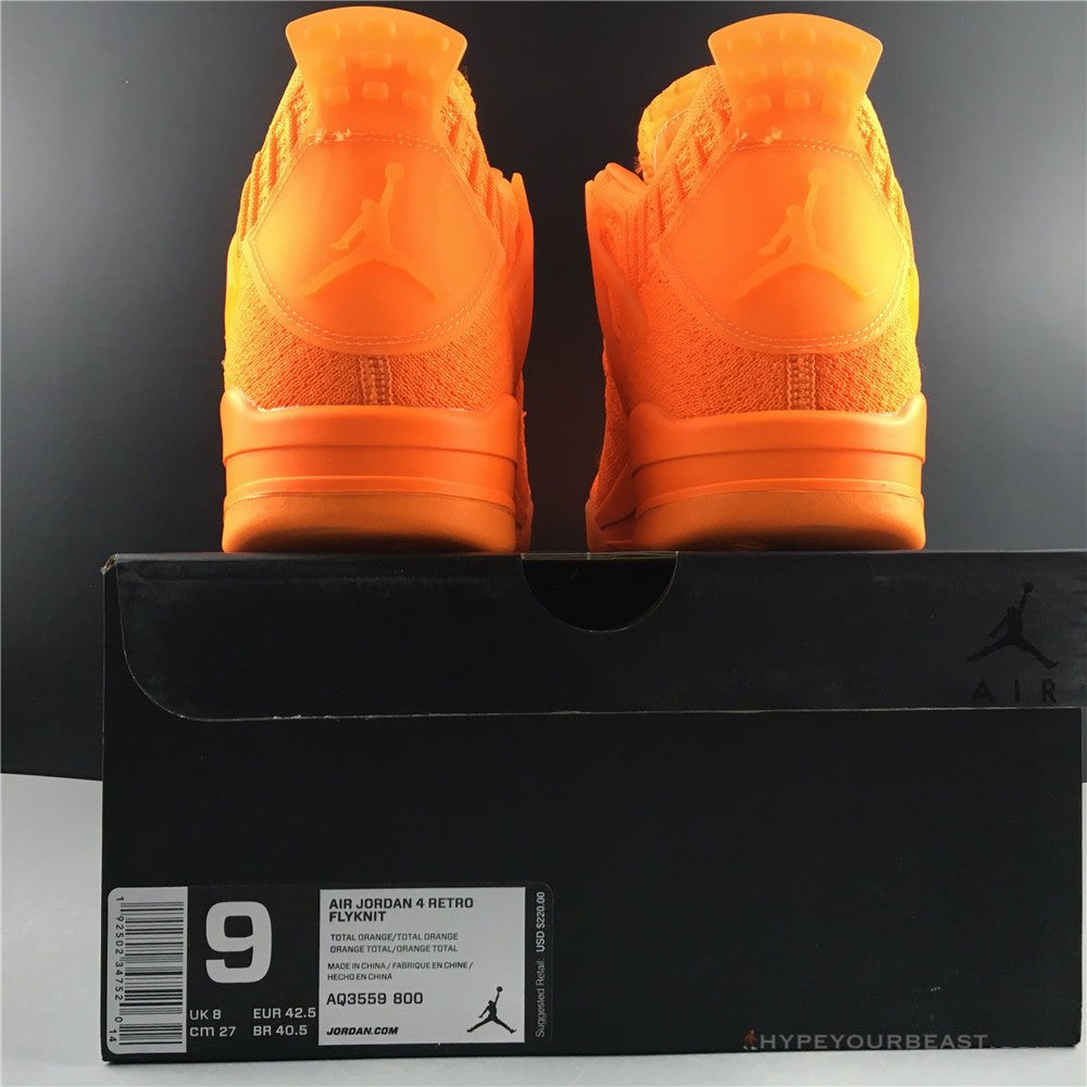 Air Jordan 4 Retro Flyknit Orange