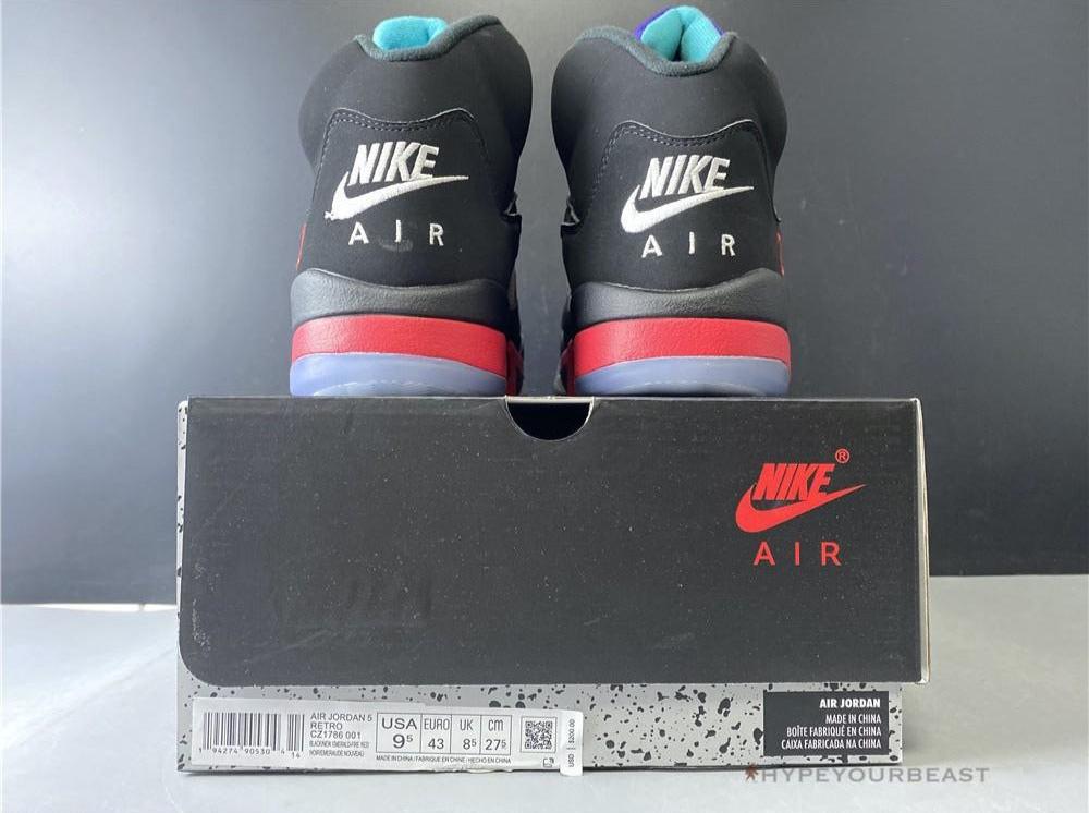 Air Jordan 5 'Grape Fire Red'