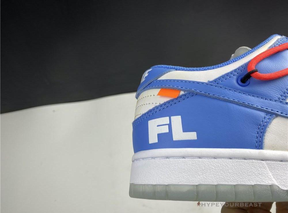 Futura X Off-White X Nike Dunk Low Blue