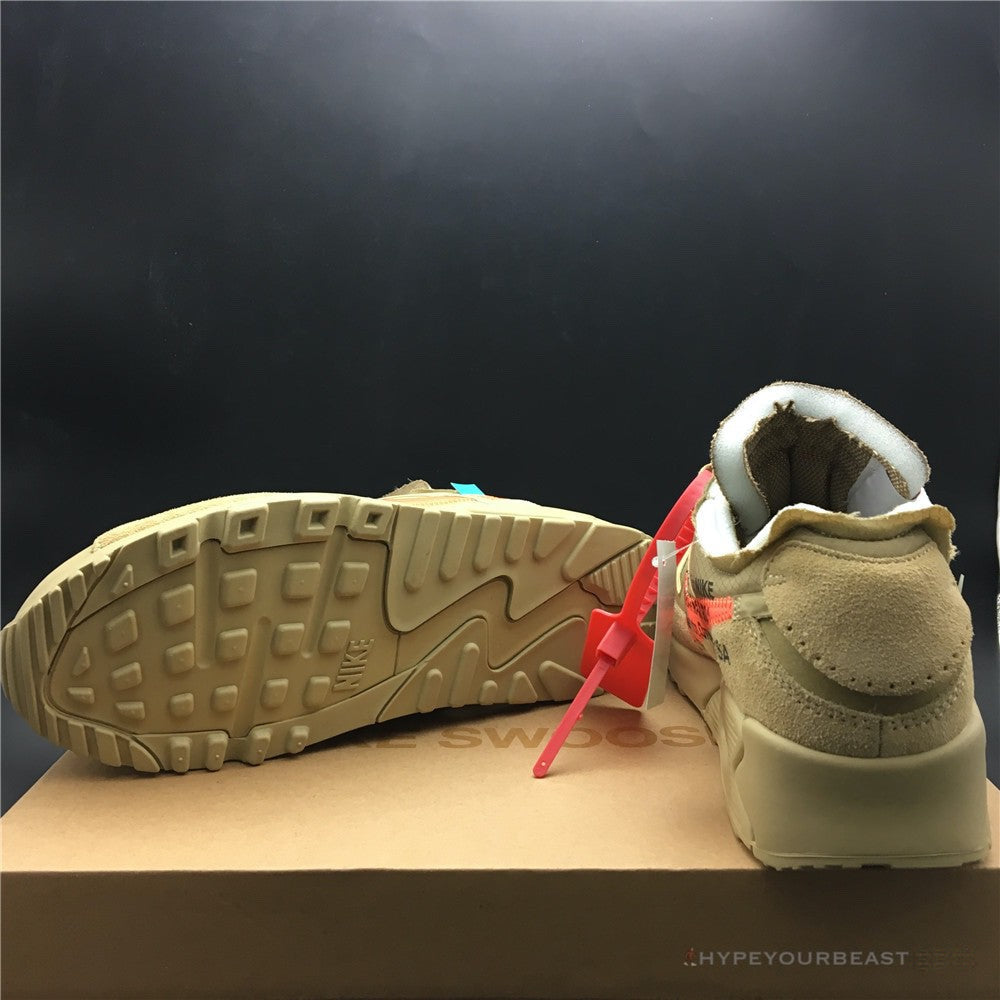 Off White x Nike Air Max 90 "Desert Ore"