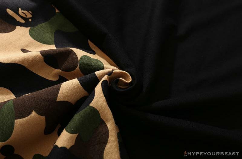 BAPE Ape Man Head Gothic Body Camouflage Tee Shirt