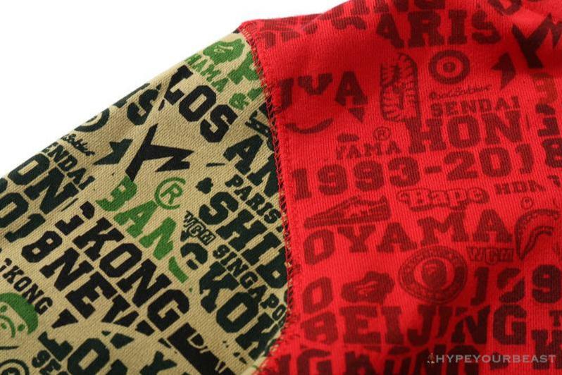 BAPE 25th Anniversary Double-Cap Camouflage Hoodie