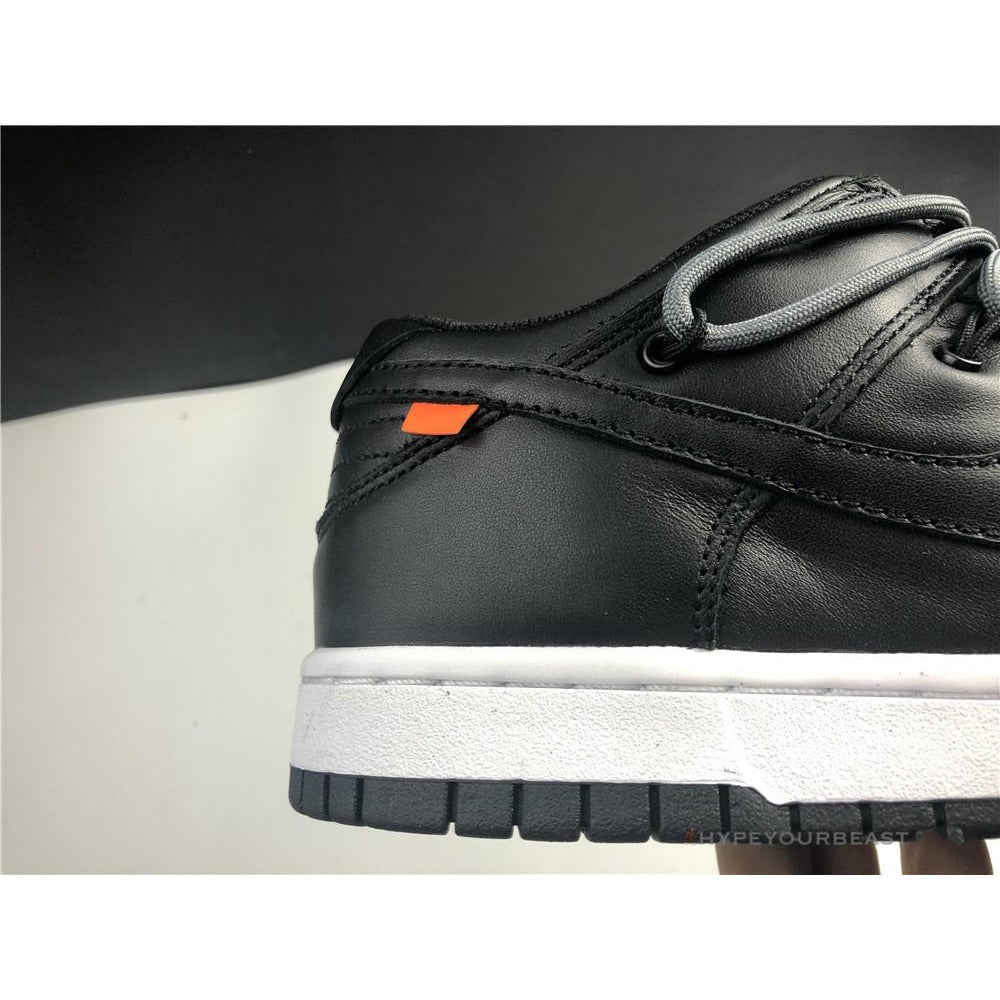 Off White X Nike Dunk Low Black