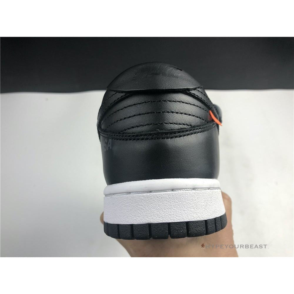 Off White X Nike Dunk Low Black
