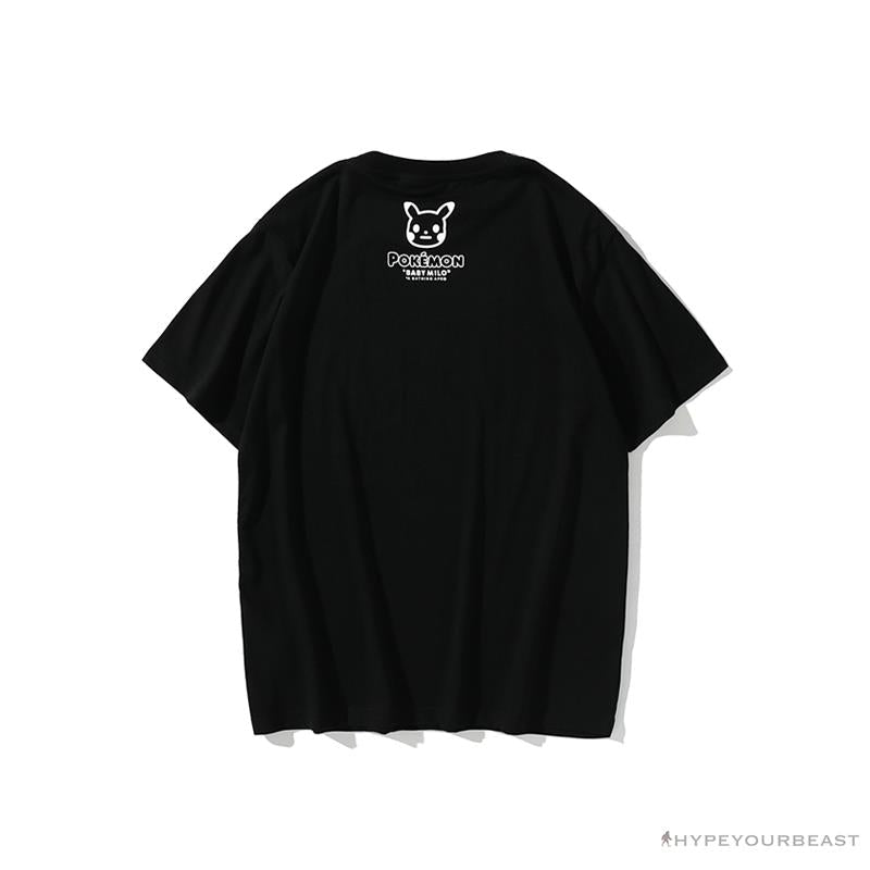 BAPE Baby Milo Pokémon Tee Shirt 'BLACK'