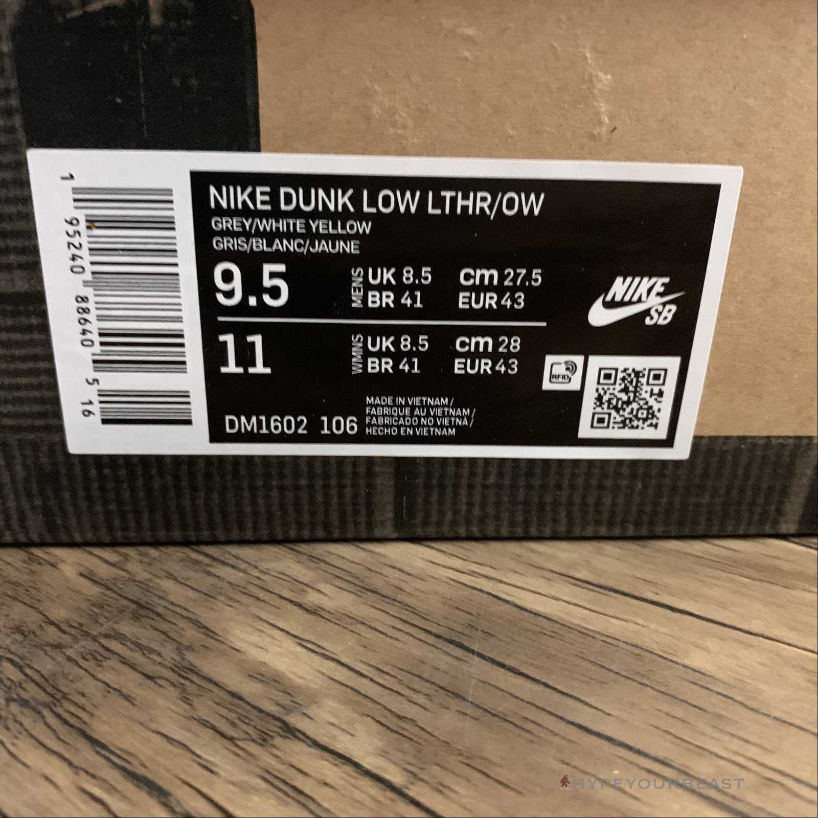 Off White X Nike Dunk Low 'Dear Summer - The 08/50'