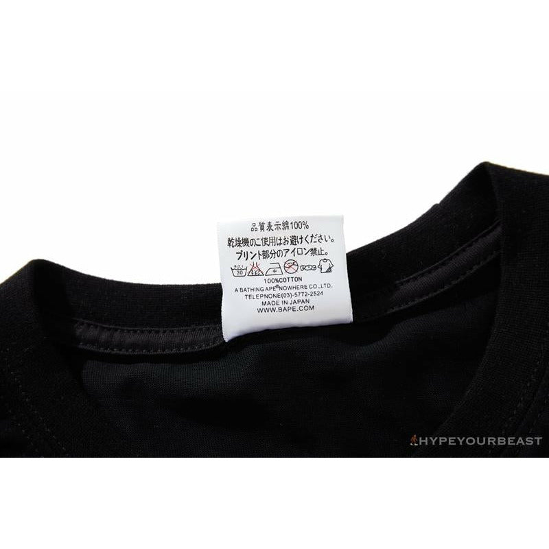 BAPE Baby Shark Red Shark Tee Shirt 'BLACK'