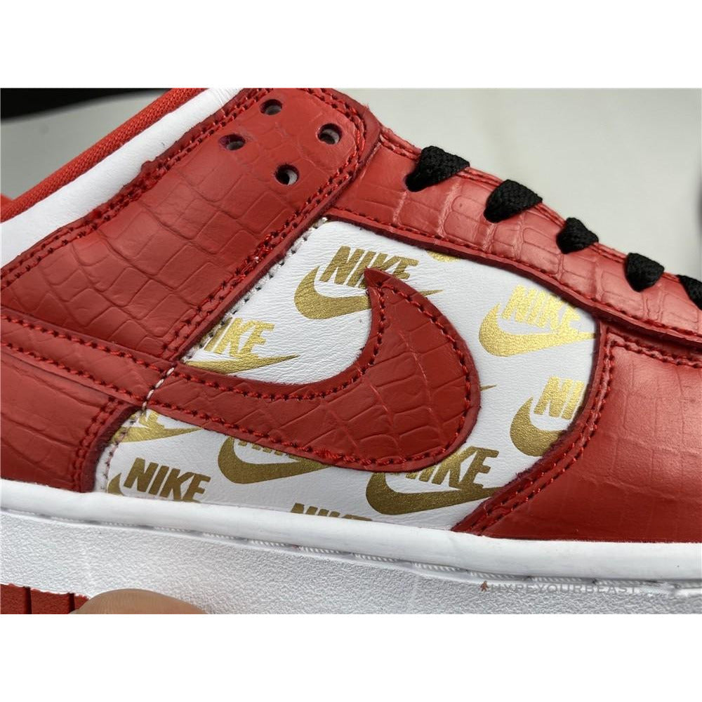 Nike SB Dunk Low Gold Red