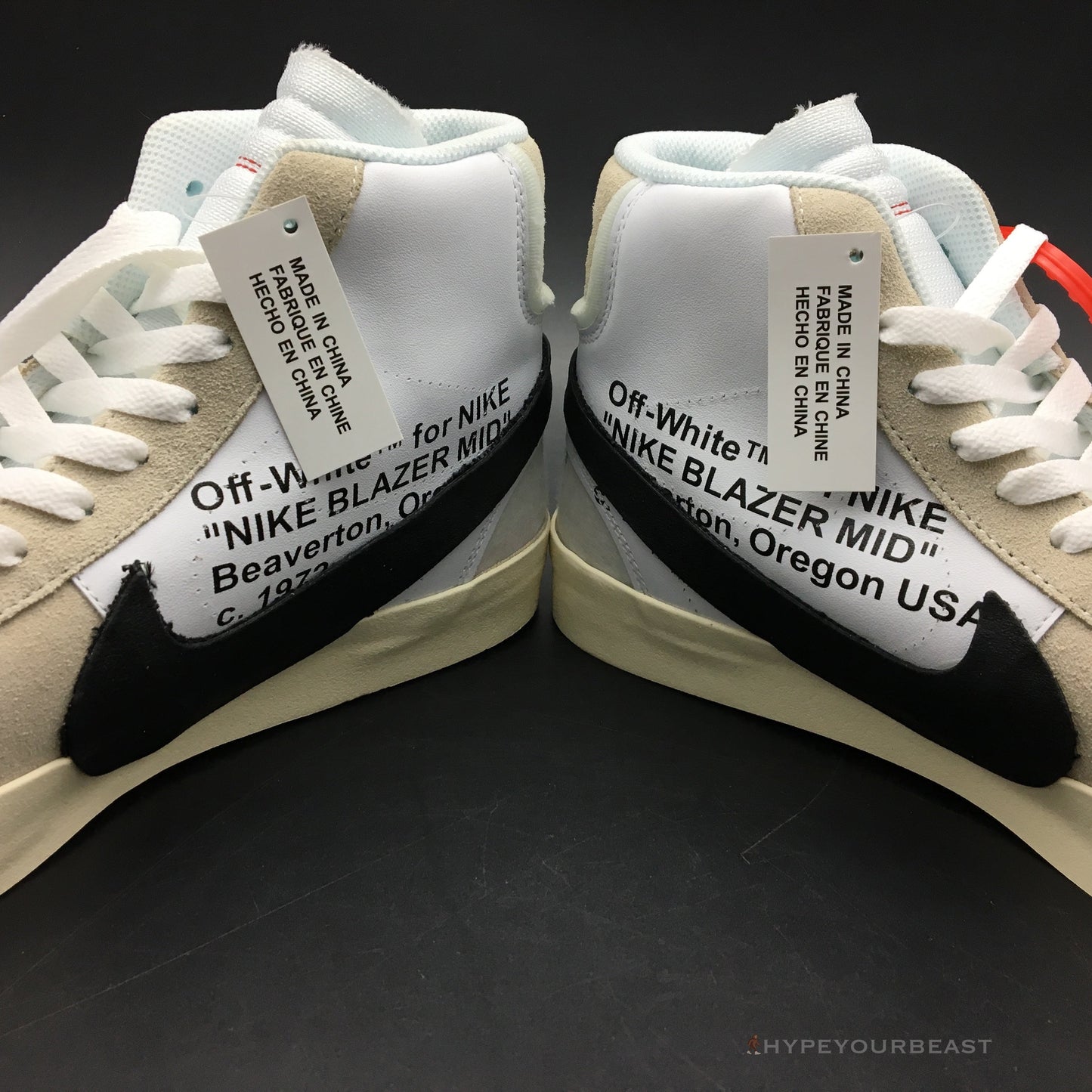 Off White X Nike Mid Blazer White