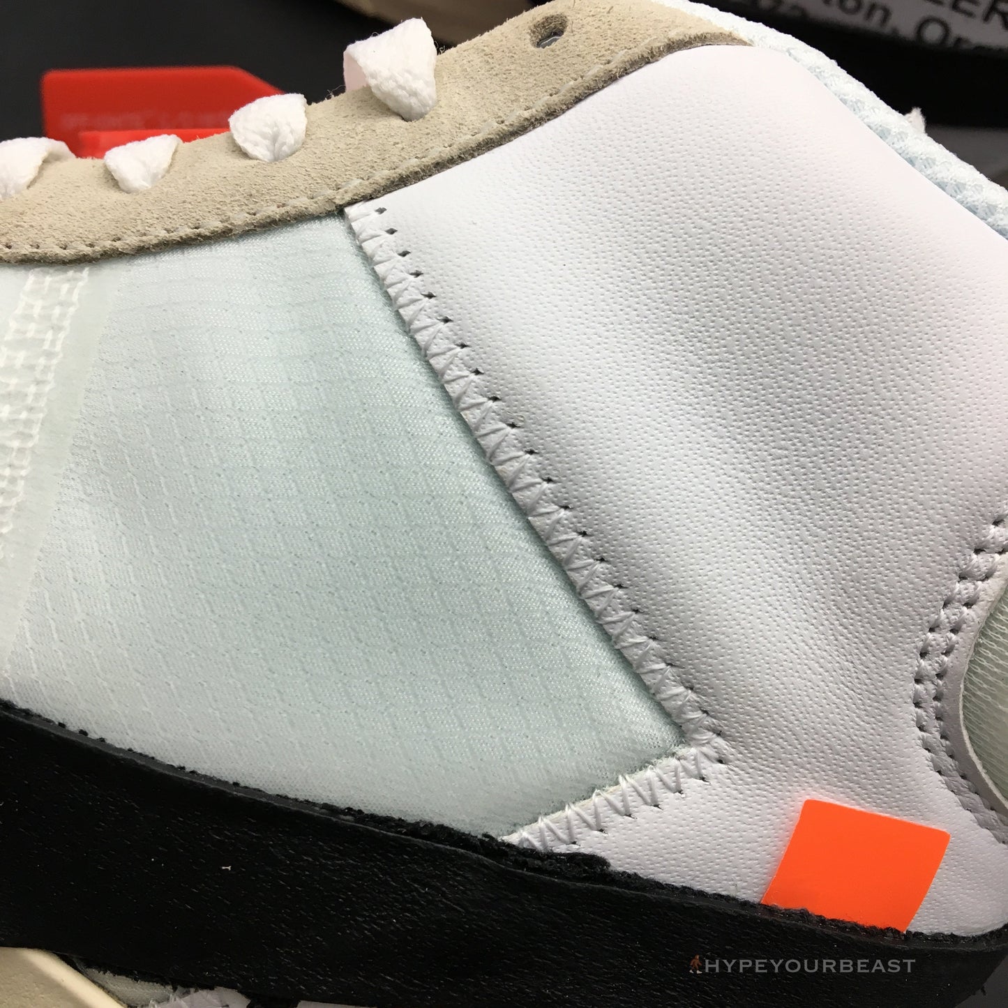 Off White X Nike Mid Blazer White