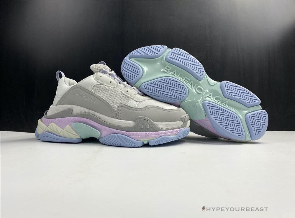 BCG Triple S Grey / Pink