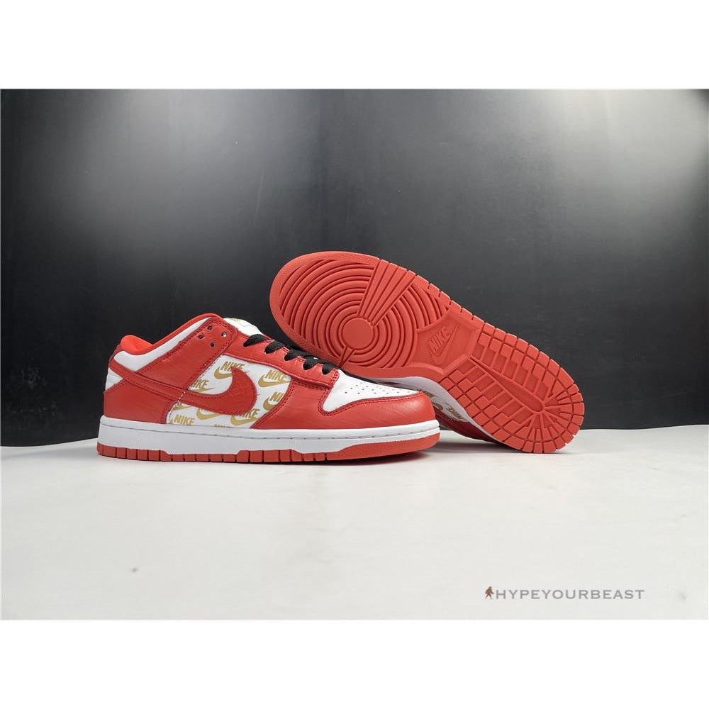 Nike SB Dunk Low Gold Red