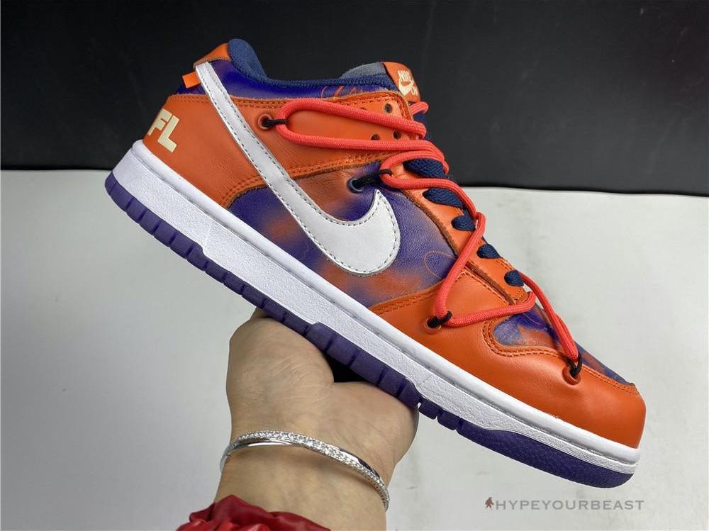 Futura X Off-White X Nike Dunk Low Orange