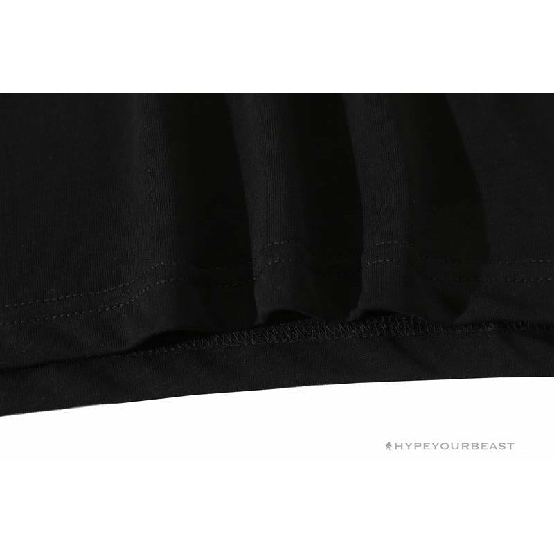 BAPE Camouflage Three-Color Question Mark Tee Shirt 'BLACK'