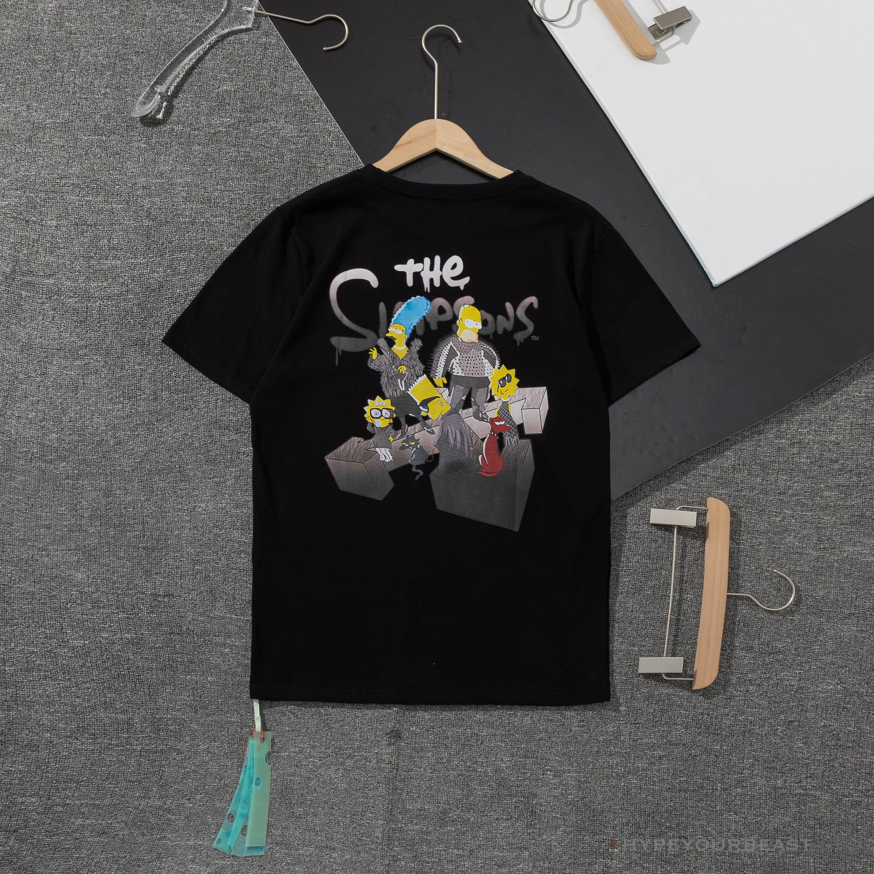 OFF-WHITE The Simpson Tee Shirt 'BLACK'