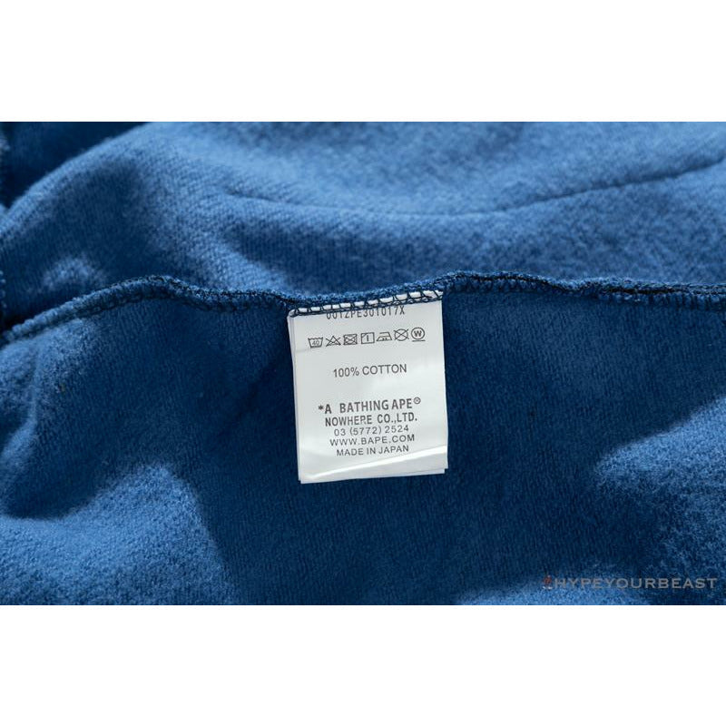 BAPE x READYMADE Tiger Head Foam Camouflage Shorts 'BLUE'