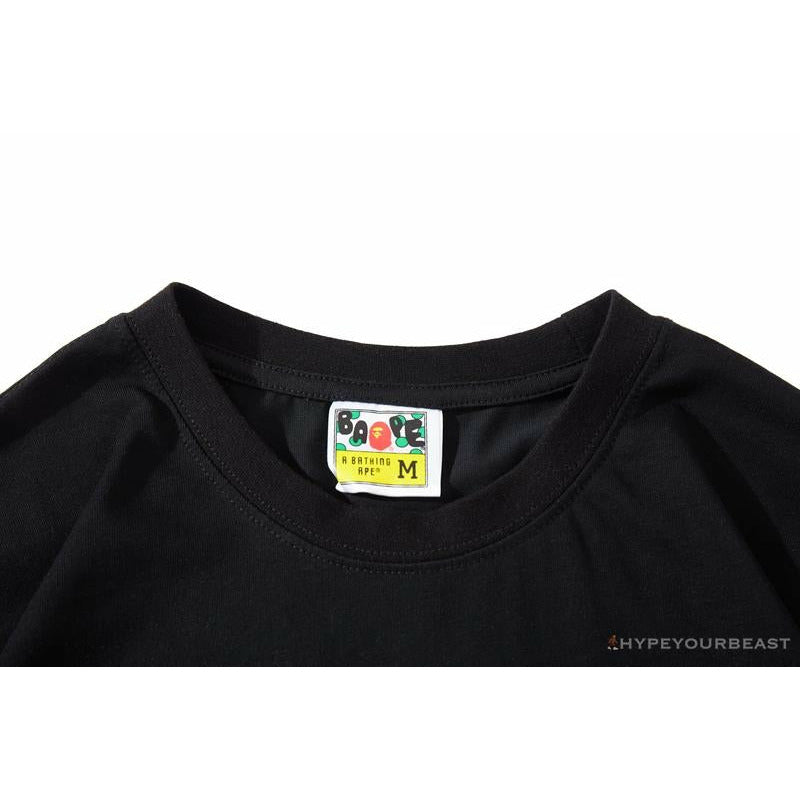 BAPE Little Ape Head Tom and Jerry Chase Tee Shirt 'BLACK'