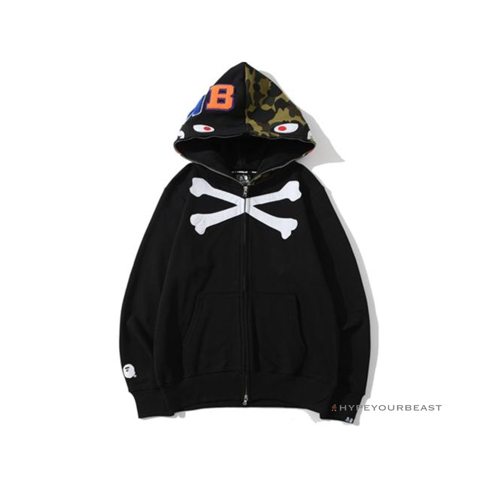 Bape Camo Hoodie Skeleton Cross Camo