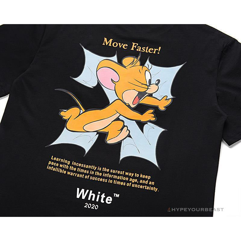 OFF-WHITE Handsome Jerry Arrow Tee Shirt 'BLACK'