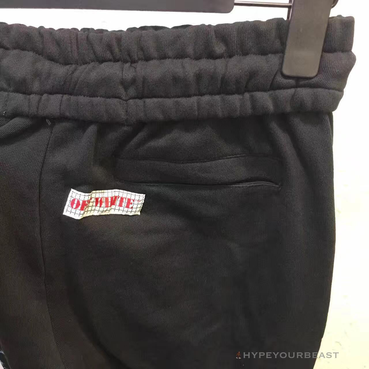 OFF-WHITE Pants Black Paint
