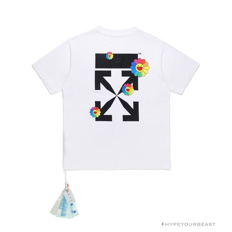 OFF-WHITE Takashi Murakami Sunflower Tee Shirt 'WHITE'