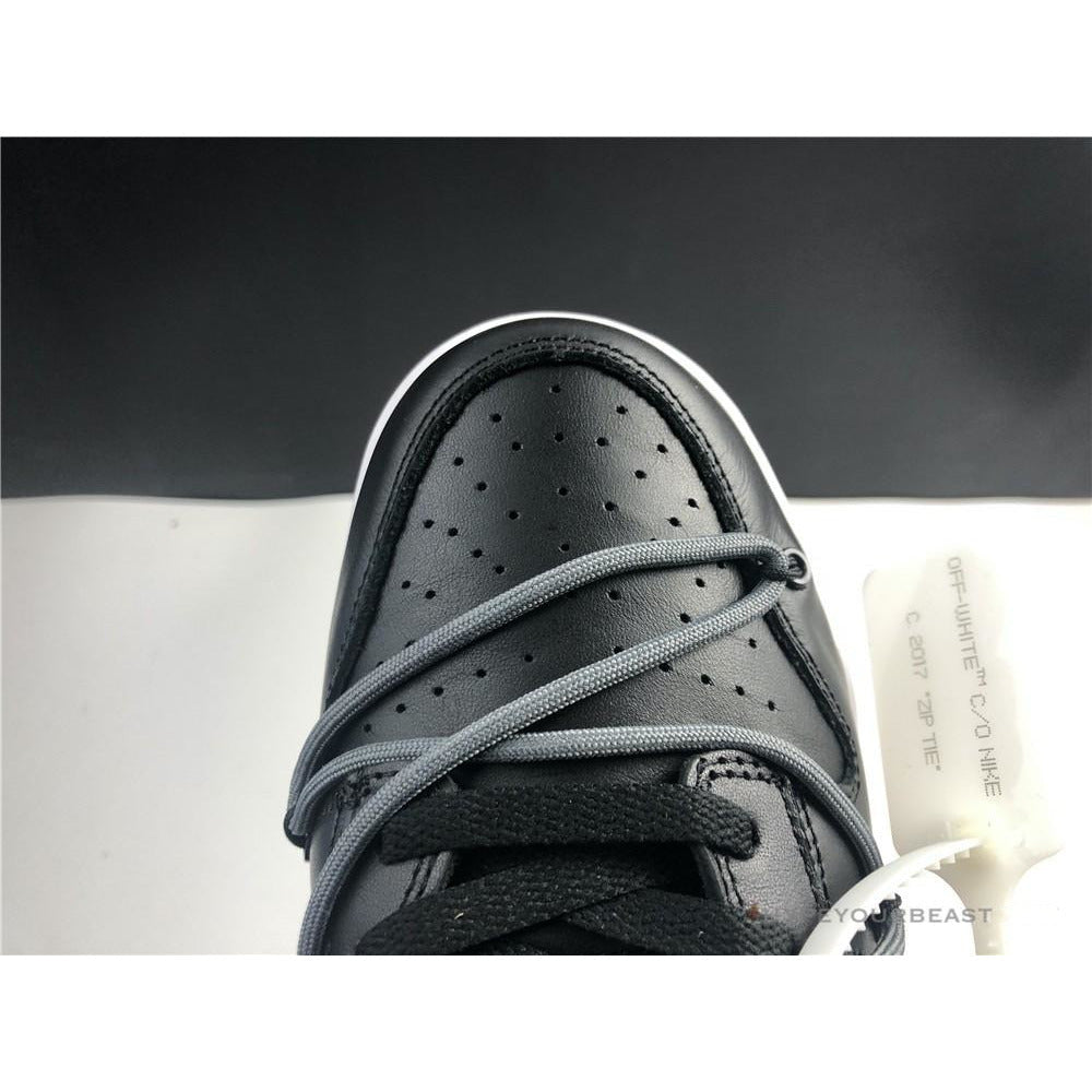 Off White X Nike Dunk Low Black