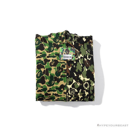 BAPE x UNKLE Camouflage Green Belt Ear Hoodie