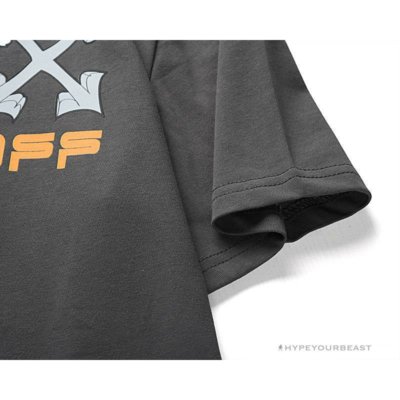 OFF-WHITE Jerry Move Faster Tee Shirt 'GREY'
