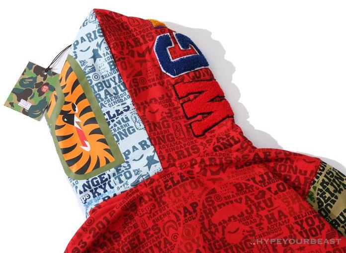 BAPE 25th Anniversary Double-Cap Camouflage Hoodie