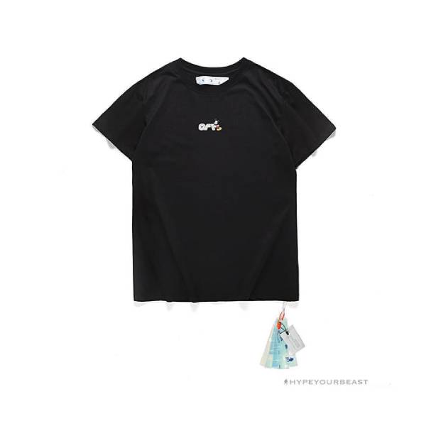 OFF-WHITE Mickey Bluff Face Tee Shirt 'BLACK'