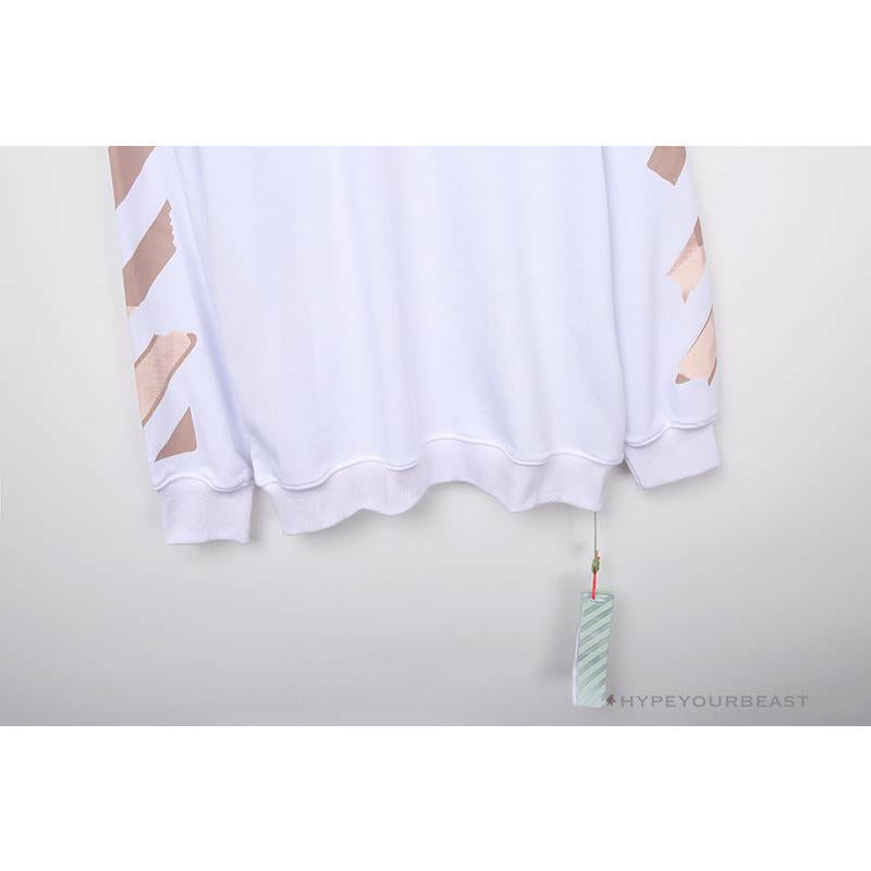 OFF-WHITE Rubber Strip Arrow Long Sleeve Shirt 'WHITE'