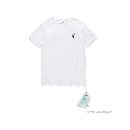 OFF-WHITE Hand Shake Tee Shirt 'WHITE'