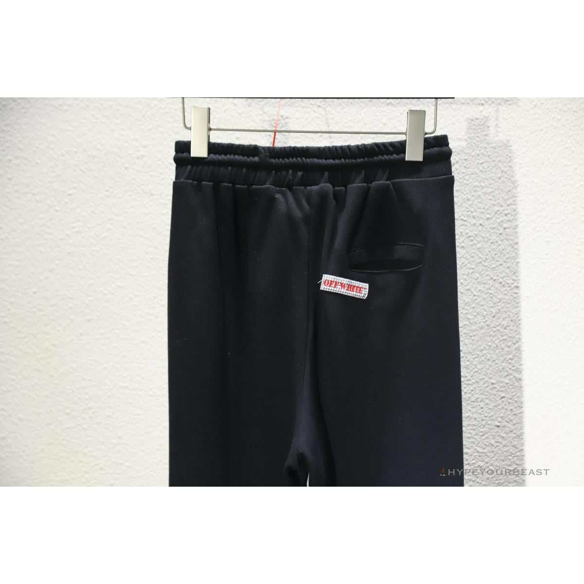 OFF-WHITE Pants Black Paint