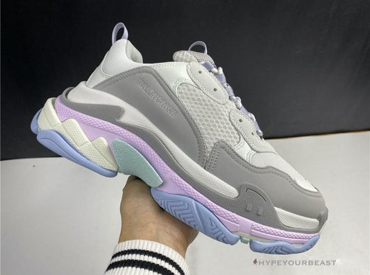 BCG Triple S Grey / Pink