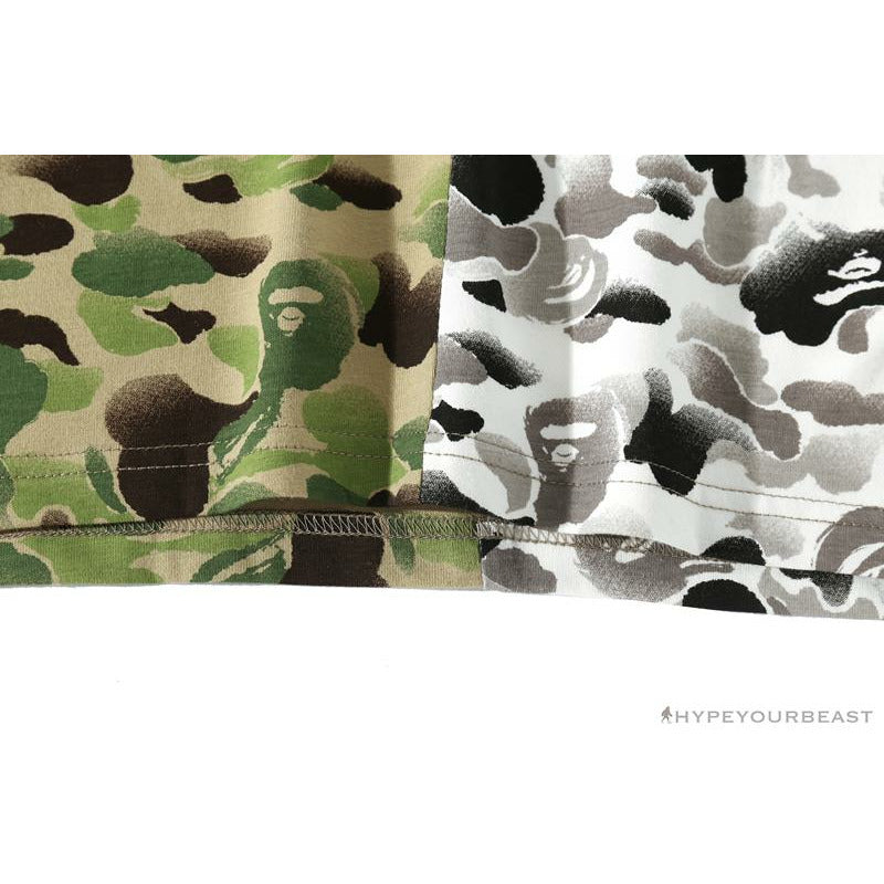 BAPE Chinese Style Ink 10th Anniversary Camouflage Tee Shirt 'Green & White'
