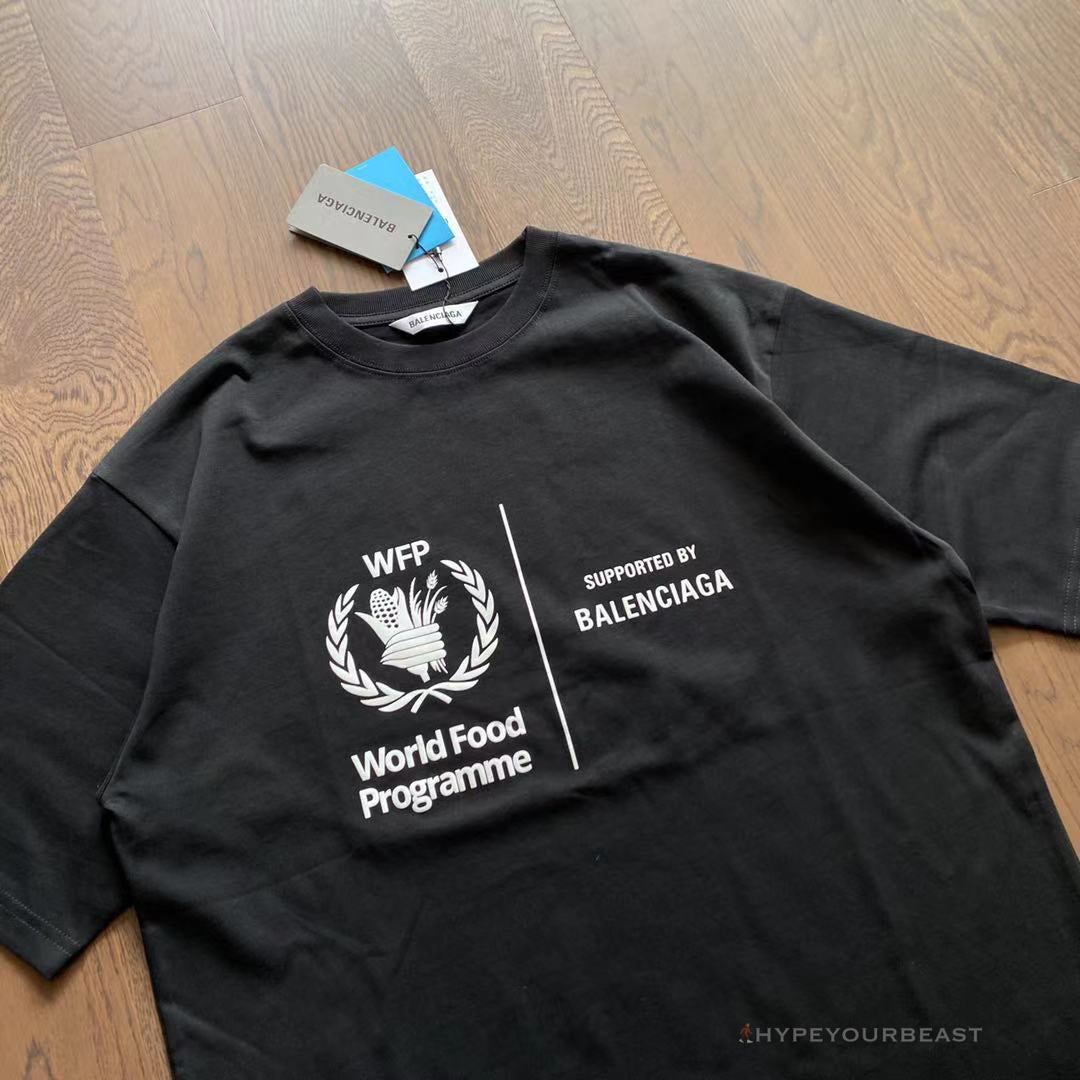 BCG Support Word Food Programme Tee Shirt Black
