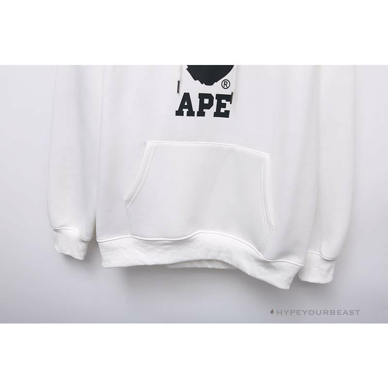BAPE x Bathing Ape Head Hoodie 'WHITE'