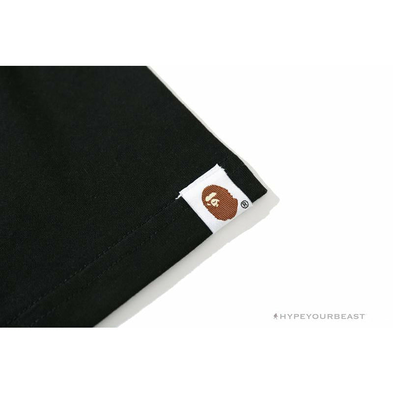 BAPE Blue Ape Head Green Storm Tee Shirt 'BLACK'
