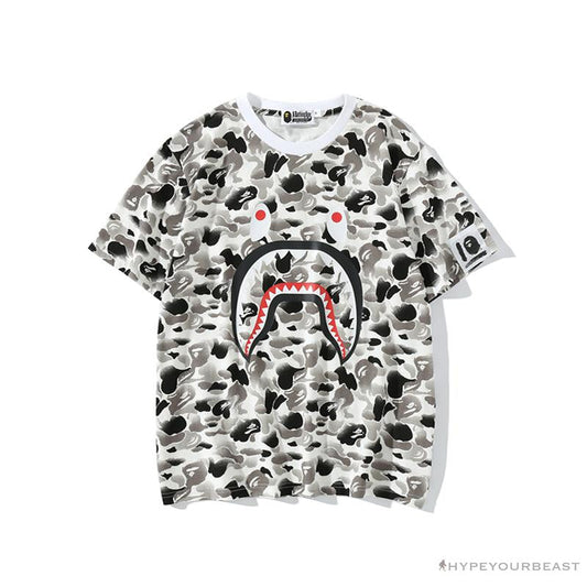 BAPE Chinese Style Ink 10th Anniversary Camouflage Tee Shirt 'WHITE'