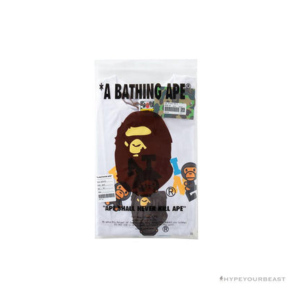 BAPE Baby Milo Color Letter Monkey Tee Shirt 'WHITE'