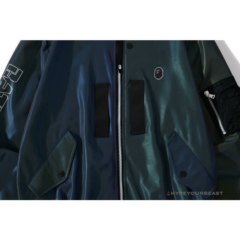 BAPE HUNTING Aurora Color Gradient Reflective Jacket