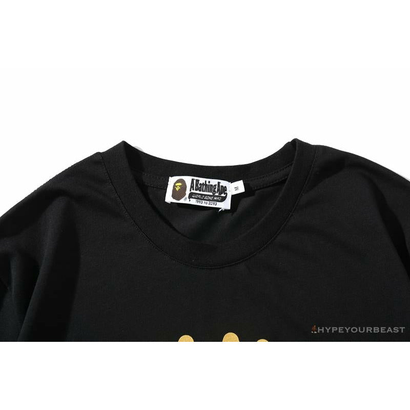 BAPE Baby Milo Owl Bronzing Tee Shirt 'BLACK'
