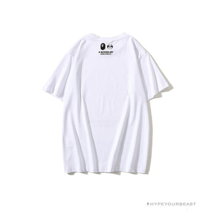 BAPE Co-Branded Fly Boy Tee Shirt 'WHITE'