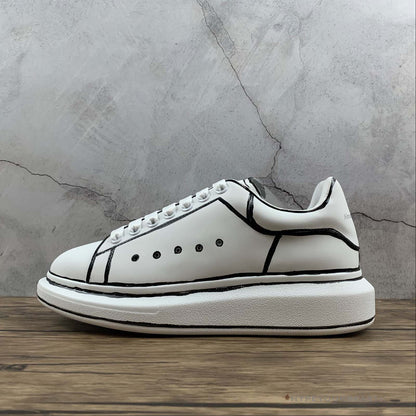Alexander McQueen White / Black Outline