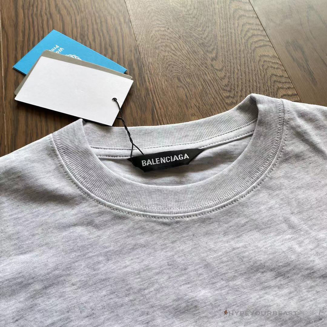 BCG Support Word Food Programme Tee Shirt Grey