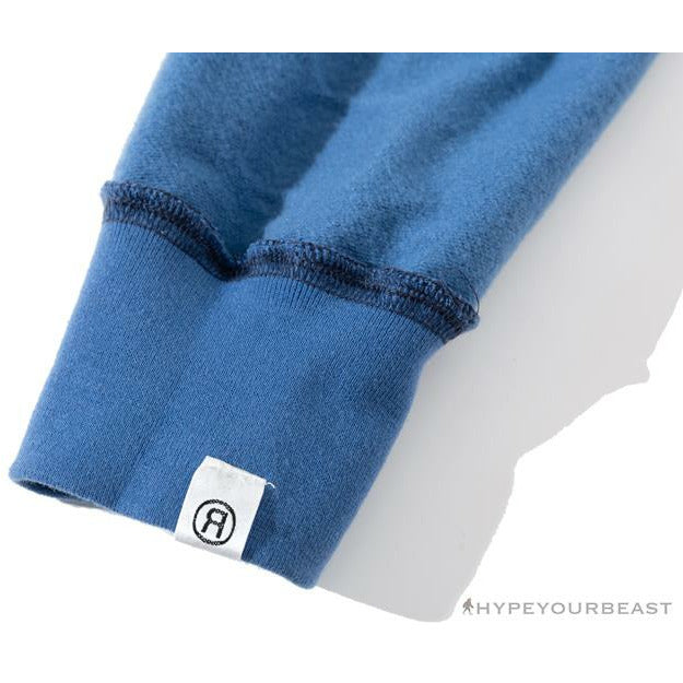 BAPE x Readymade Tiger Head Foam Camouflage Hoodie 'BLUE'