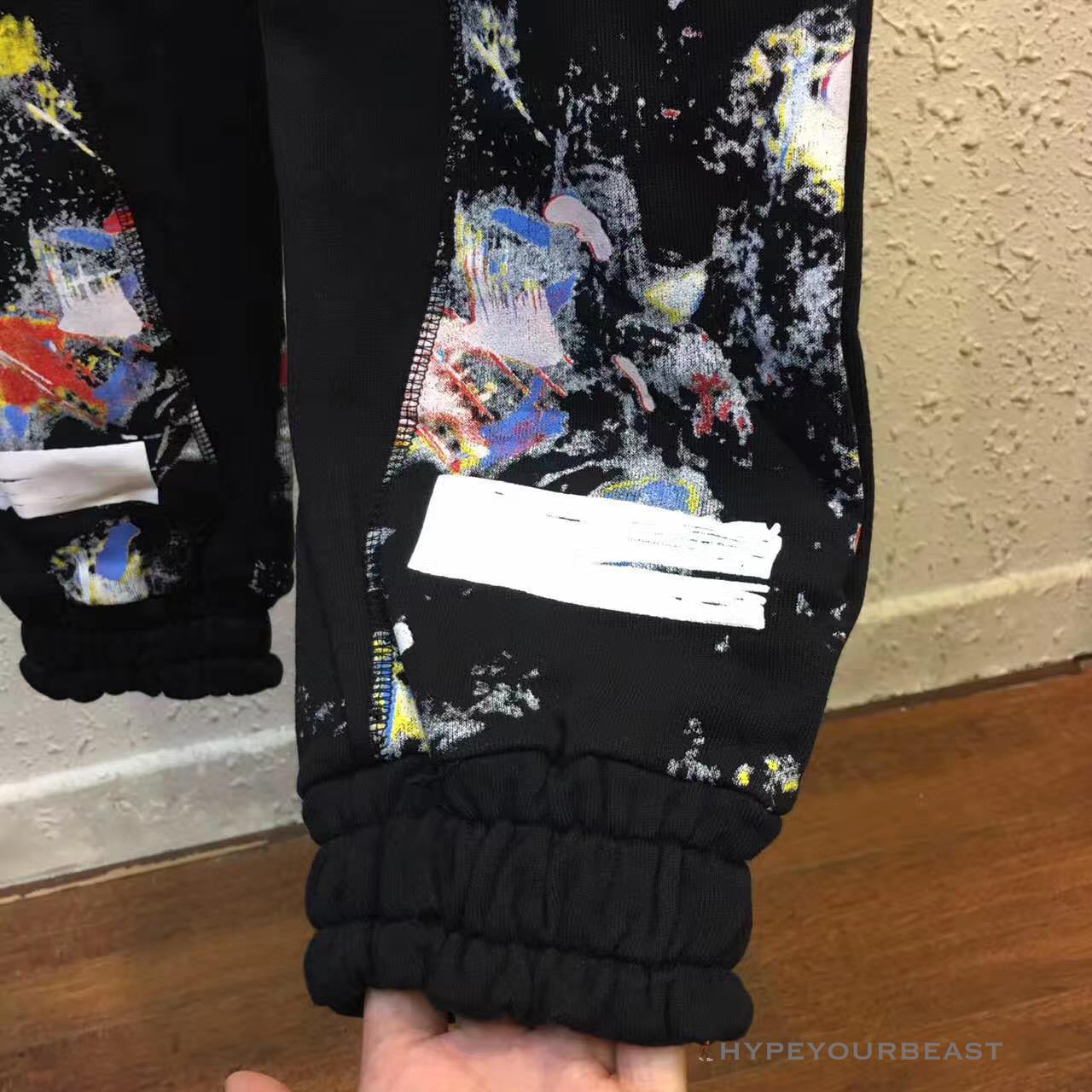 OFF-WHITE Pants Black Paint